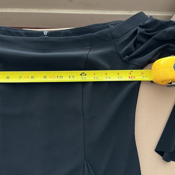 ⭐️SALE⭐️ Joseph Ribkoff Black Off Shoulder Bell Sleeve Dress EUC - Picture 12 of 15